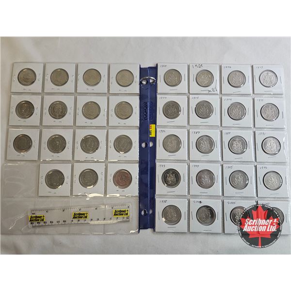Canada Fifty Cent Collection (35) : 1969 - 2026 (Intermittent)
