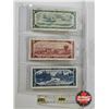 Image 5 : Canada Bills 1954 *Replacements (3) : - $1 : Beattie/Rasminsky # *BM0103085 - $2 : Beattie/Rasminsky