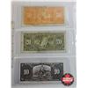 Image 6 : Canada Bills 1937 (6) : - $1 : Coyne/Towers #SN4529702 - $2 : Gordon/Towers #HB6091981 - $5 : Coyne/