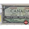 Image 3 : Canada $1 Bill 1954DF "Devil's Face" : Beattie/Coyne #SA8094505