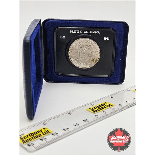 RCM Canada Dollar 1871-1971 British Columbia (Blue Case)