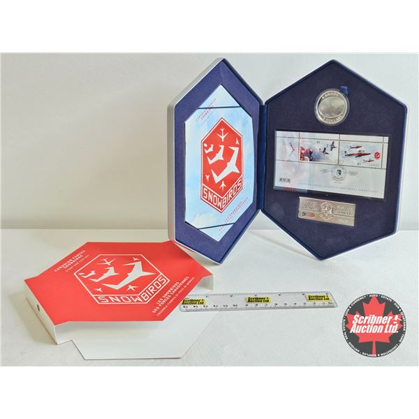RCM Canada 2006 : $5 Silver Coin & Stamp Set - Canadian Forces Snowbirds (COA #22467)