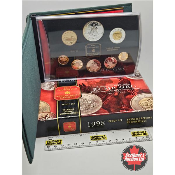 RCM Canada 1998 Proof Set : RCMP-GRC 125 Years 1873-1998 (COA)