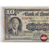 Image 2 : The Bank of Montreal $10 Bill 1935 : #421494