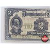Image 3 : Dominion of Canada $2 Bill 1914 : Straight "Will Pay" : No Seal : Saunders #N-817977 : Series M,N,P 