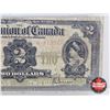 Image 4 : Dominion of Canada $2 Bill 1914 : Straight "Will Pay" : No Seal : Saunders #N-817977 : Series M,N,P 