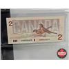 Image 10 : Canada Bills Bird Series (7) : - $1000 : 1988 Bonin/Thiessen #EKA2454381 - $100 : 1988 Thiessen/Crow