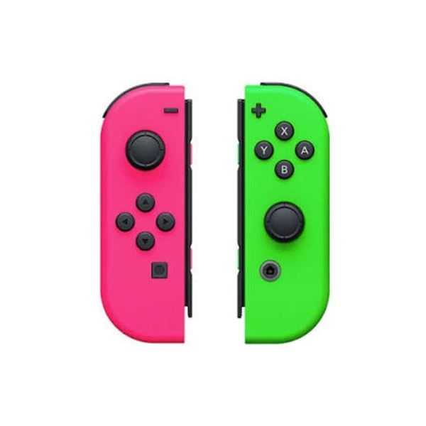 1 Set of L+R Joycon Controllers for Nintendo Switch (Neon Pink/Green) - New
