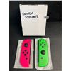 Image 2 : 1 Set of L+R Joycon Controllers for Nintendo Switch (Neon Pink/Green) - New