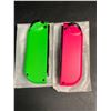 Image 4 : 1 Set of L+R Joycon Controllers for Nintendo Switch (Neon Pink/Green) - New