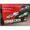 Image 16 : 1:32 Scale Metal Cybertruck Model Toy with Towable Trailer, Removable Quad & Tonneau Cover - New!