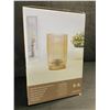 Image 8 : Cordless Glass Table Lamp (Battery Operated) with Timer & LED Bulb - Brand New