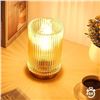 Image 6 : Cordless Glass Table Lamp (Battery Operated) with Timer & LED Bulb - Brand New