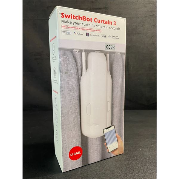 Switchbot Curtain 3 Smart Automatic Curtain Opener - Blutooth Remote Control w/ App/Timer - NEW