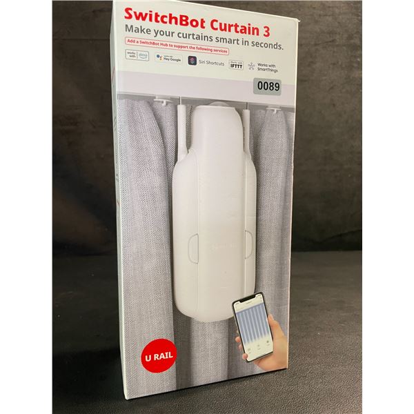 Switchbot Curtain 3 Smart Automatic Curtain Opener - Blutooth Remote Control w/ App/Timer - NEW