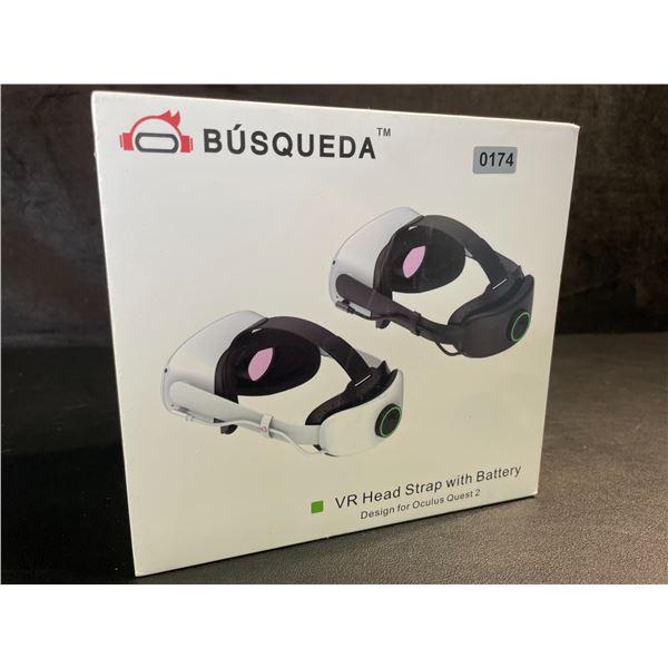 Busqueda Rechargeable 8000mAH Battery Headstrap for Oculus Quest/Meta Quest 2 - New