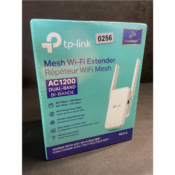 TP-Link AC1200 Mesh Wi-Fi Extender/WiFi Booster - Works with Any WiFi Router - New Sealed!