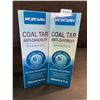 Image 2 : Lot of 2 Morovan Coal Tar Anti-Dandruff Shampoos (300ml) for Severe Dandruff, Psoriasis, Itchy Scalp