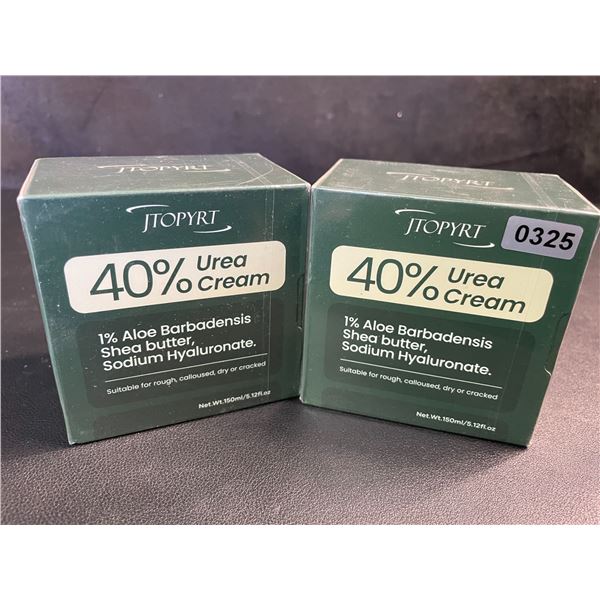 2 Boxes 40% Urea Creams (150ml) For Repairing Dry/Rough/Calloused/Cracked Skin - New Sealed