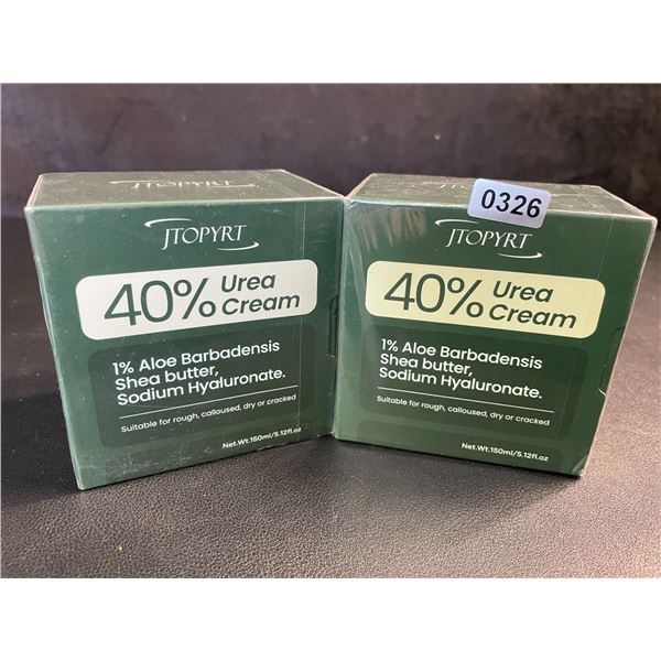 2 Boxes 40% Urea Creams (150ml) For Repairing Dry/Rough/Calloused/Cracked Skin - New Sealed