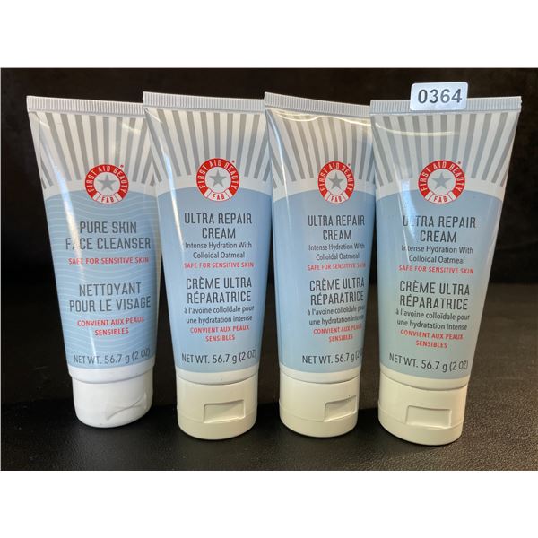 Lot of 4 FirstAidBeauty Ultra Repair Creams (2oz) Intense Hydration with Colloidal Oatmeal - New