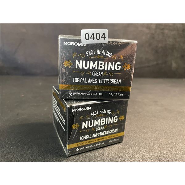2 Boxes Morovan Fast Healing Numbing Cream/Topical Anesthetic Creams (50g) New Sealed!