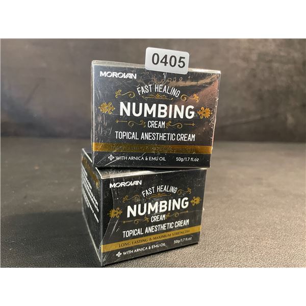 2 Boxes Morovan Fast Healing Numbing Cream/Topical Anesthetic Creams (50g) New Sealed!