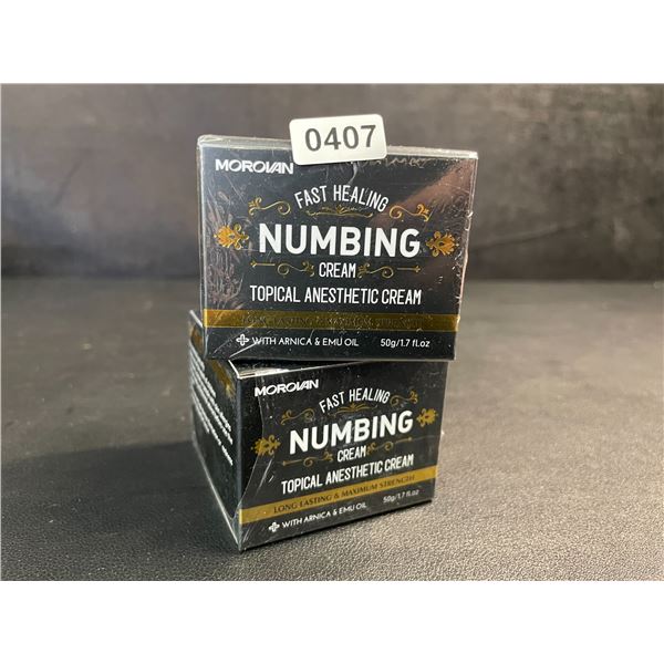 2 Boxes Morovan Fast Healing Numbing Cream/Topical Anesthetic Creams (50g) New Sealed!