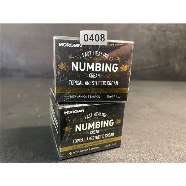 2 Boxes Morovan Fast Healing Numbing Cream/Topical Anesthetic Creams (50g) New Sealed!