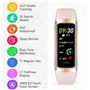 Image 2 : Smart Watch/Fitness Tracker with 1.1" AMOLED Screen, 25 Sport Modes, Waterproof - New