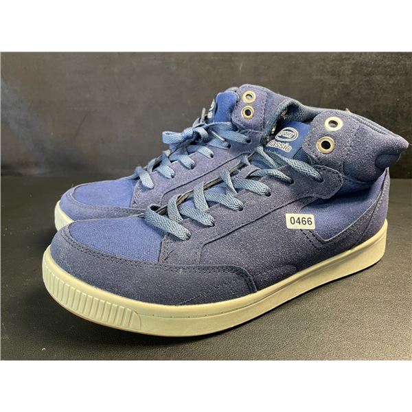 Unisex Blue Casual High-Top Sneakers (Size 9.5 Men/11.5 Women) Versatile & Comfortable Shoes - New