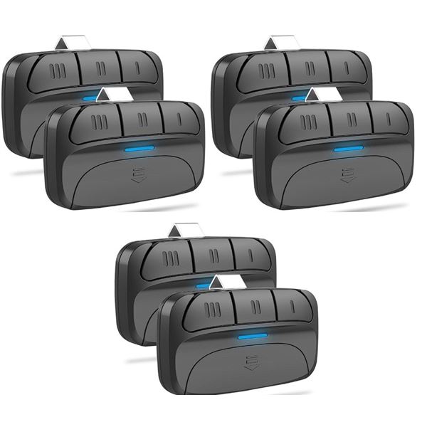 3 Boxes (6pcs Total) Universal Garage Door Opener Remotes - Liftmaster/Craftsman/Chamberlain - New