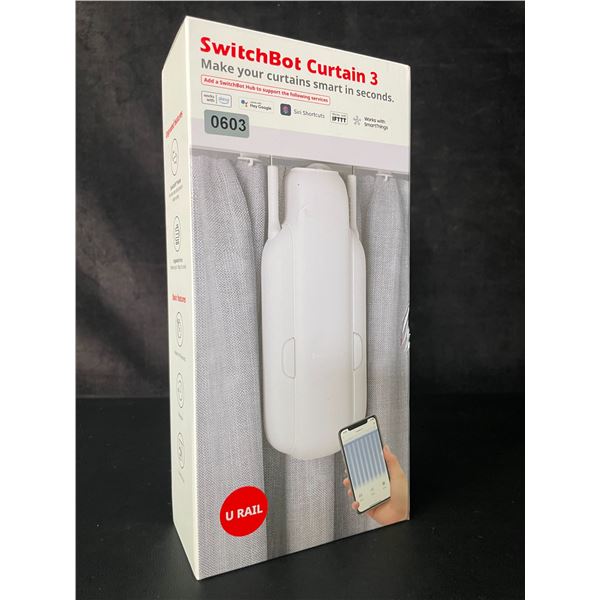 Switchbot Curtain 3 Smart Automatic Curtain Opener - Blutooth Remote Control w/ App/Timer - NEW