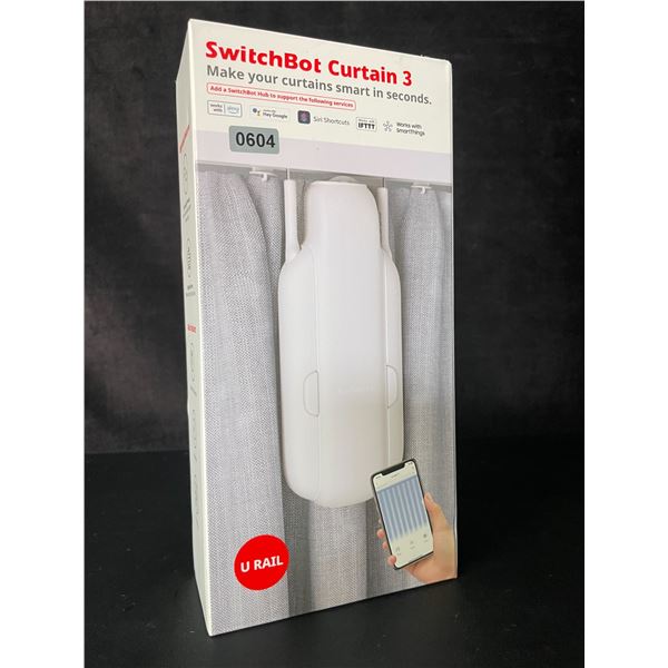 Switchbot Curtain 3 Smart Automatic Curtain Opener - Blutooth Remote Control w/ App/Timer - NEW