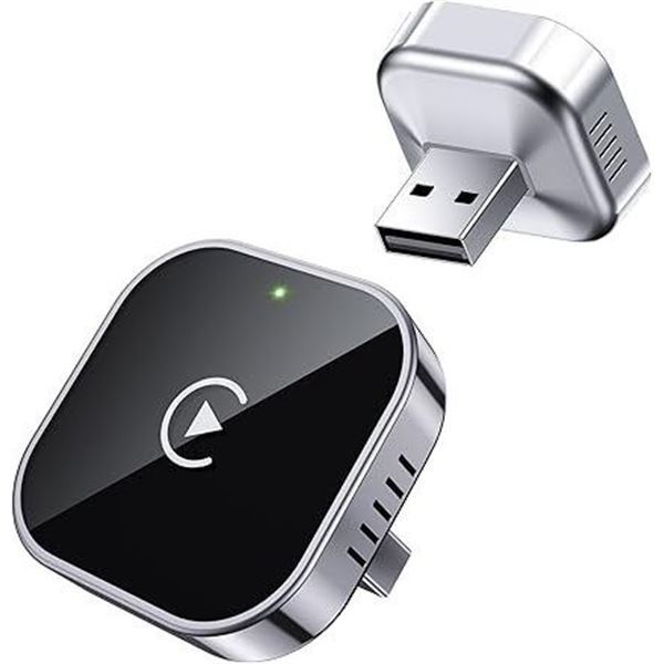 Teeran Wireless Carplay Adapter - Plug and Play; Converts Wired Carplay to Wireless - New Sealed