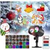 Image 1 : LED Motion Outdoor Projector with Interchangeable Slides/Designs & Colour Waves - New