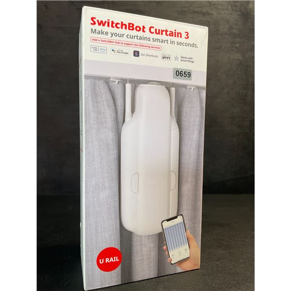 Switchbot Curtain 3 Smart Automatic Curtain Opener - Blutooth Remote Control w/ App/Timer - NEW