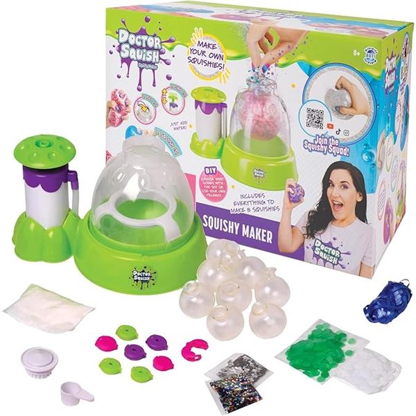 Doctor Squish - Squishy Maker Station; Make Your Own Squishies! Fill and Squish! Brand New