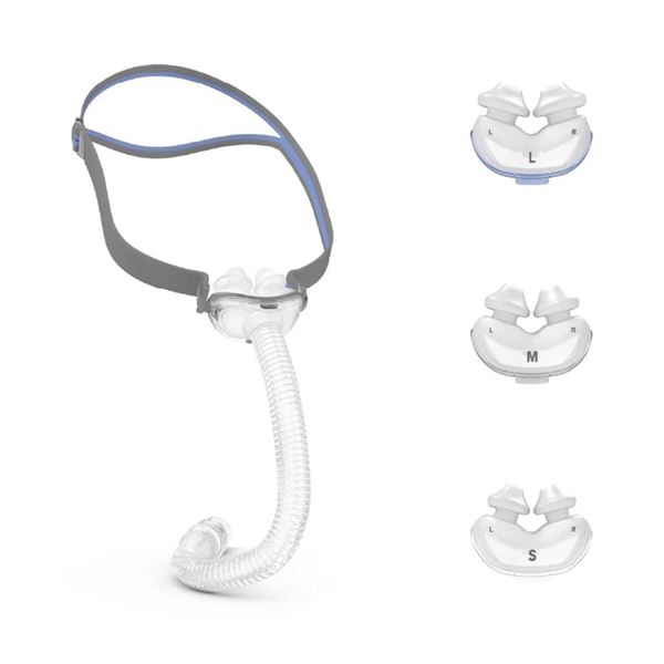 Nasal CPAP Replacement Nasal Pillow Set for for Airfit P10 CPAP Machines - With S/M/L Sizes - New