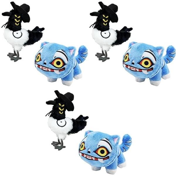 Lot of 6 K-Pop Demon Hunter Plushies - 3x Derpy Tiger & 3x Sussie Magpie Bird - New Sealed