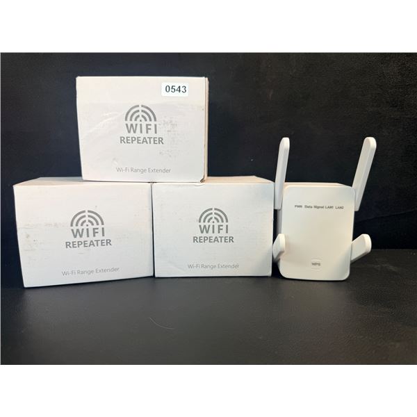Lot of 3 Home WIFI Repeaters/Range Extenders - New