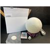 Image 2 : 3D-Printed Moon Light/Color-Changing Moon Lamp with Remote Control & Rock-Style Base - New