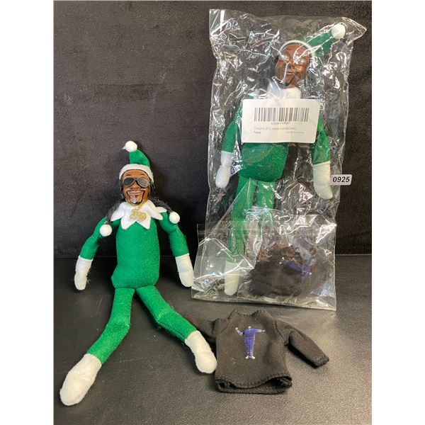 Lot of 2 "Snoop on the Stoop" Snoop Dogg Elves/Decor Props for Elf on The Shelf Xmas Tradition; New