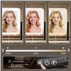Image 4 : LED Hollywood Vanity Mirror/Makeup Mirror w/ 3 Color Modes, Adjustable Brightness, 10X Magnification