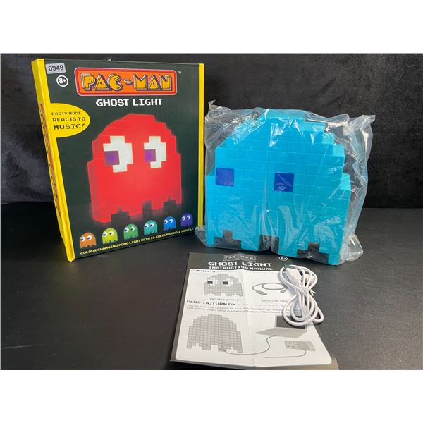 Pac-Man Ghost Light; Color-Changing Mood Light with 16 Colours & 2 Modes - New!