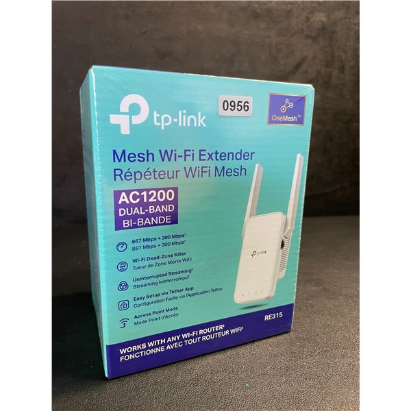 TP-Link AC1200 Mesh Wi-Fi Extender/WiFi Booster - Works with Any WiFi Router - New Sealed!