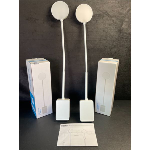 2 Ultra-Bright LED Flexible Lights; Plug-In Design (White) - New