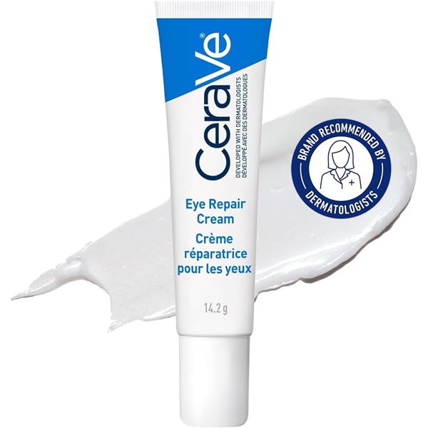 CeraVe 14.2g Hyaluronic Eye Repair Cream for Puffy and Dark Eyes - New
