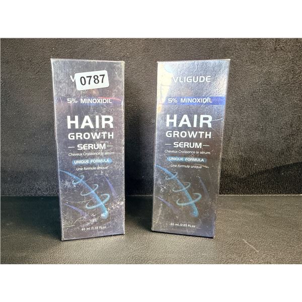 2 Bottle of 5% Minoxidil Hair Growth Serum 60ml Each - New