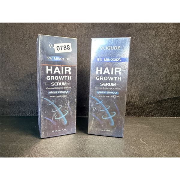 2 Bottle of 5% Minoxidil Hair Growth Serum 60ml Each - New